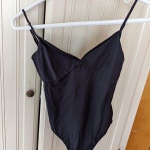 Aritzia little moon black bodysuit